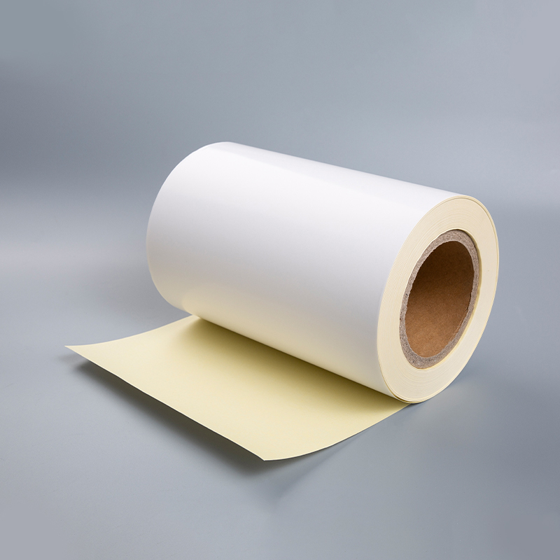 Semi Glossy Paper With Yellow Release Liner