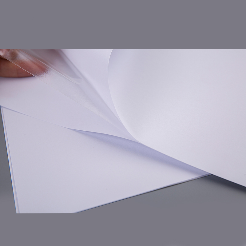 Double Side Adhesive Paper In White PEK